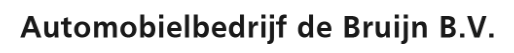 Automobielbedrijf De Bruijn B.V. logo